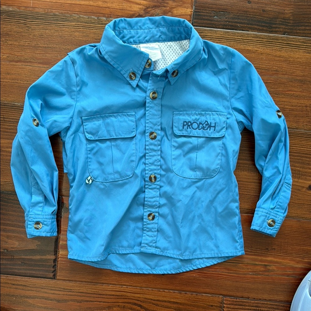 PRODOH BOYS' LONG SLEEVE FISHING SHIRT